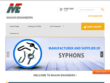 Tablet Screenshot of maxonengineers.co.in